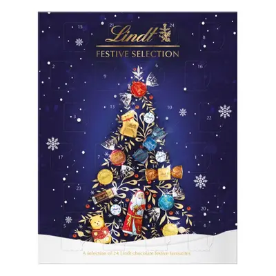 LINDT Festive Selection Advent Calendar 289g (Pack of 10)