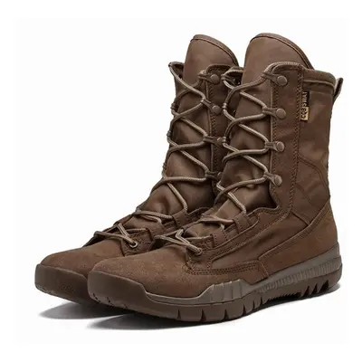 (brown, 42) Boots Men&apos;s Large Tactical Boots Ultralight Flight Boots Men&apos;s Mountaineer