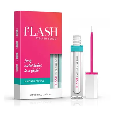 fLASH Eyelash Serum, Serum for Long, Curled Lashes - Enhances and Stre