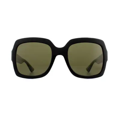 Gucci Sunglasses GG0036SN Black Green Glitter and Red Green