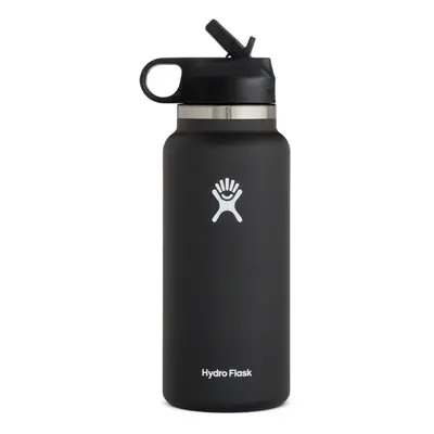 Hydro Flask oz Wide Mouth Straw Lid Black