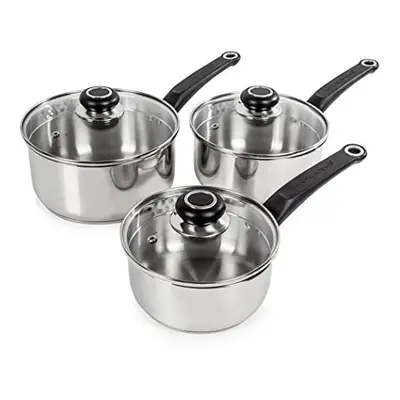 Morphy Richards Equip Piece Pan Set-Stainless Steel, Set of