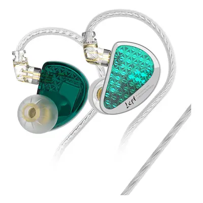 (As16pro Cyan No Mic) KZ AS16 Pro In Ear Wired Earphones 16BA Balanced Armature HIFI Bass Monito