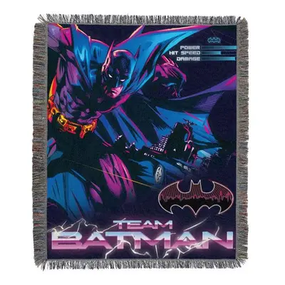 Batman 48 x in. Batman Game Over Woven Tapestry Throw with Tassels, Blue