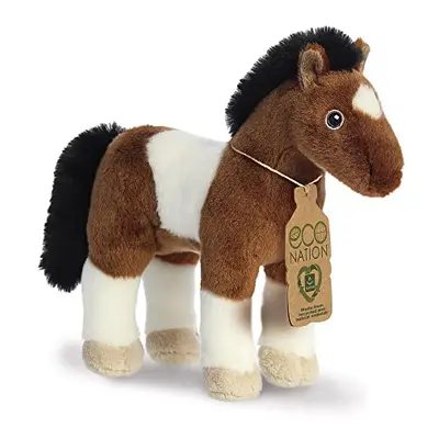 Aurora, 35051, Eco Nation Horse, 11In, Recycled Soft Toy, Multi-Coloured