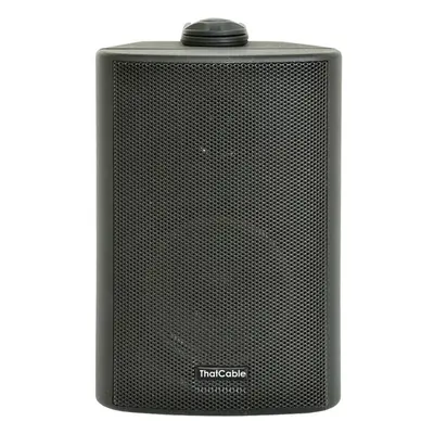 6.5" 100V 8Ohm Outdoor Weatherproof Speaker Black 120W IP54 Rated Background