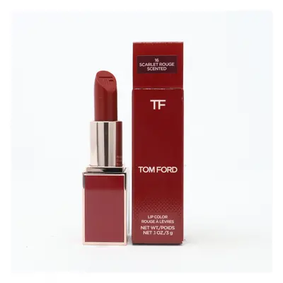 (16 Scarley Rouge Scented) Tom Ford Lip Color 0.1oz/3g New In Box Full Size