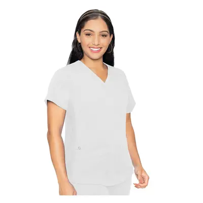 Med couture Womens Touch collection V-Neck Shirttail Hem Kerri Scrub T