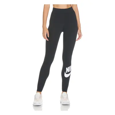 Nike Sportswear Essential Women's High-Waisted Leggings (Black/White