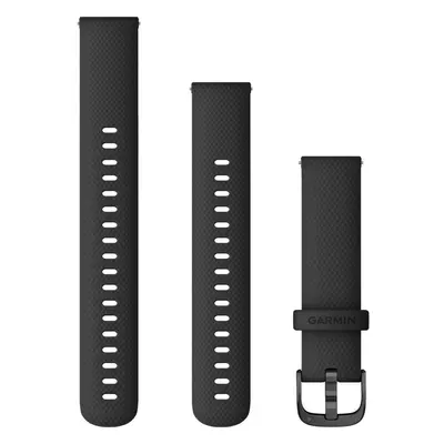 Garmin Quick Release Accessory Band mm- Black with Slate Hardware (