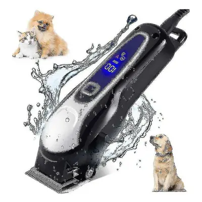 Professional Dog Clipper, Cordless Electric Long Hair Dog Clipper Kit, Professional Dog Cat Pet 