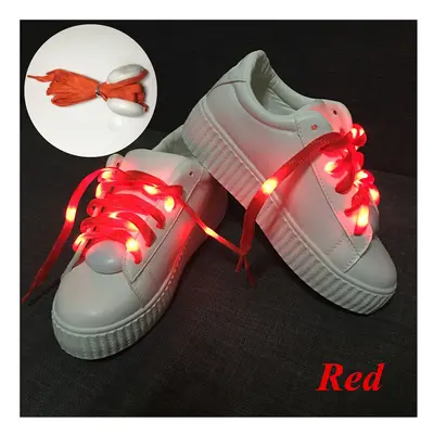 (Red) NEW 2M led shoelaces light for christmas festival home party