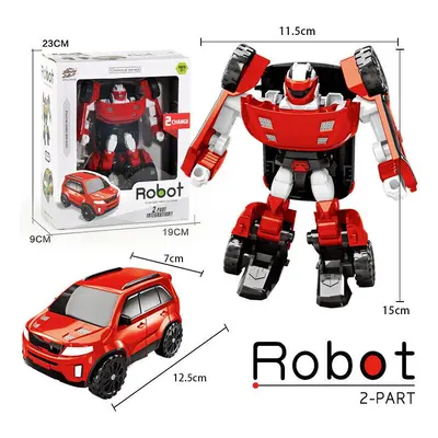 (With box, Z red) Action Figure Korea Cartoon Tobot Transformation Robot Toys Popular Anime