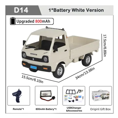 (D14-1B800-OB) WPL1/10 Full Scale Suzuki Minivan Drift Remote Control Car Toy D12Mini Electric C