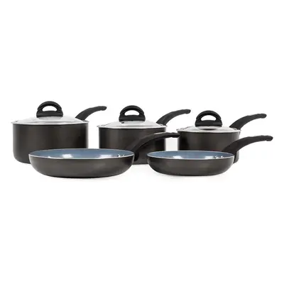 (5 Piece Set, Pan Set) Tower T80303 Cerasure Piece Pan Set with Non-Stick Coating, Suitable for 