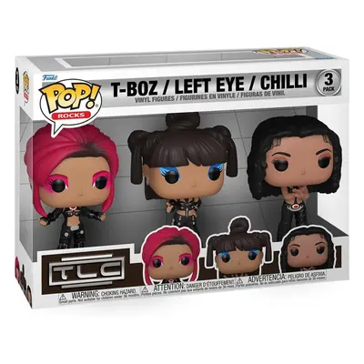 Funko Pop! Rocks: TLC - T-Boz / Lisa Left Eye Lopes / Chilli 3PK