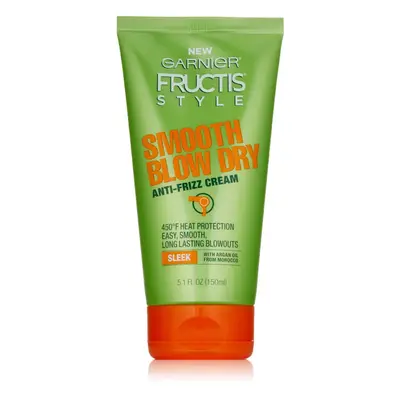 Garnier Fructis Style Smooth Blow Dry Anti-Frizz Cream, 5.1 fl. oz.