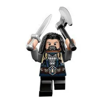 LEGO Minifigure - The Hobbit - THORIN OAKENSHIELD (Chain Mail Sword &