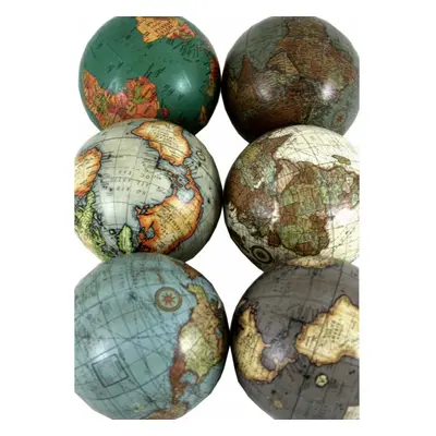 Set of x Inch Decorative Globes In Assorted Colours