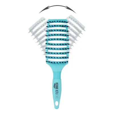 THE FLEX BRUSH BOAR/ NYLON MIX (Blue)