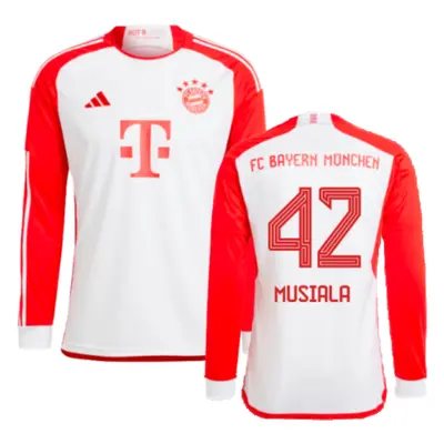 (XXL) Bayern Munich Long Sleeve Home Shirt (Kids) (Musiala 42)