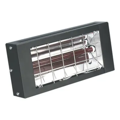 1500W Infrared Quartz Electric Heater - Wall Mounted - 1m Power Cable - 230V