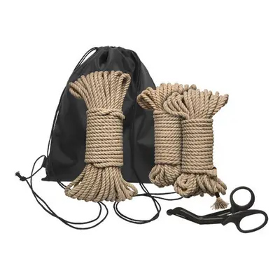 Kink Bind And Tie Initiation Piece Hemp Rope Kit