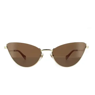 Gucci Sunglasses GG1006S Gold Brown