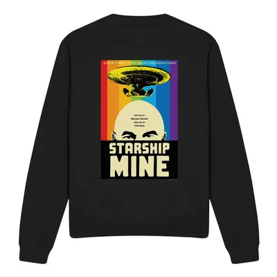 (L, Black) Star Trek Unisex Adult The Next Generation Season Episode Sweatshirt