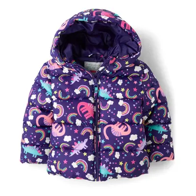 The Children's Place Baby Girls And Toddler Medium Weight Puffer Jacket Wind-Resistant Water-Res