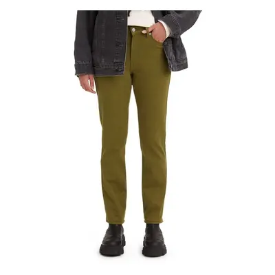 Levi's Women's Classic Straight Jeans Standard and Plus New Dark Olive-Twill Regular