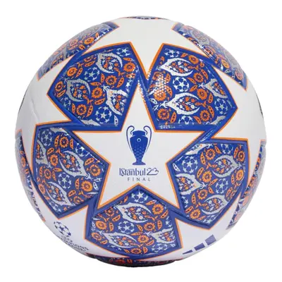 adidas Unisex-Adult UCL League Ball White/Team Royal Blue/Solar Orange/Silver Metallic