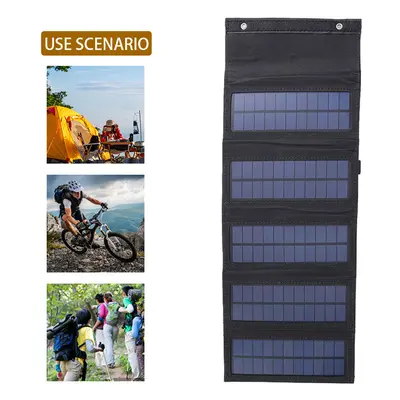 (10W Camouflage) 6/8/10/20W Solar Panel 5V Flexible Portable Outdoor Waterproof Solar Cell Car S