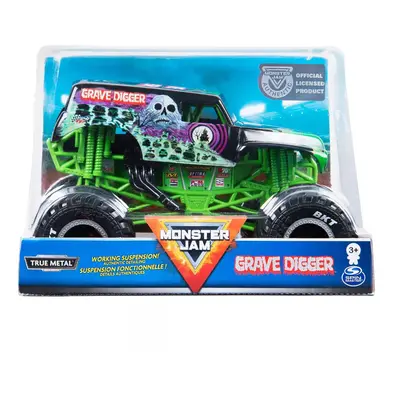 Monster Jam Official Grave Digger Monster Truck Die-Cast Vehicle 1:24 Scale