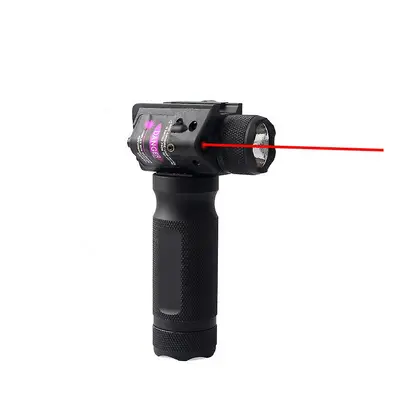 (Red) Combo Hunting Green Red Laser Weapon Pistol Light LED Flashlight Torch