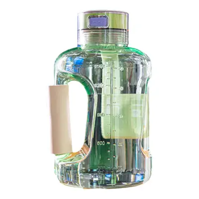 (Green) Water Bottle with Hydrogen Water Generator Durable Large Capacity Water Cup for Barbecue