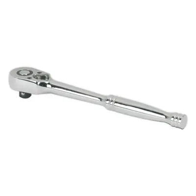 48-Tooth Pear-Head Ratchet Wrench - 1/4 Inch Sq Drive - Flip Reverse Mechanism