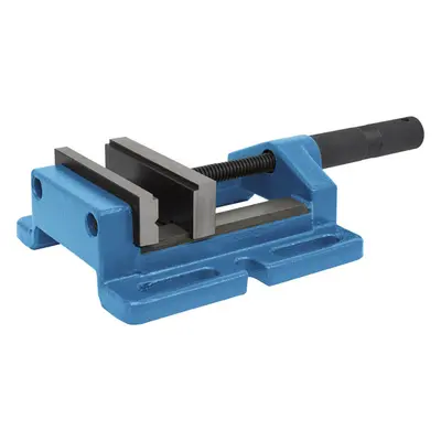 Steel Drill Vice - 120mm Jaw Width - Replaceable Stepped Jaws - Machined Foot