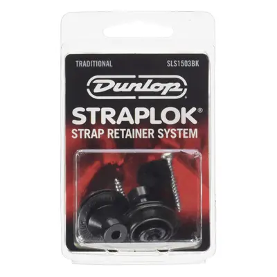 JIM DUNLOP Straplok Traditional Strap Retainer System Black Large