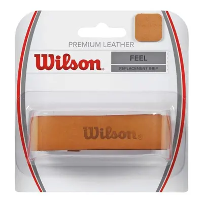 Wilson Premium Leather Replacement Grip (Pack of 1) Brown