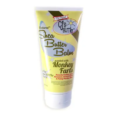 The Original cJs BUTTerA All Natural Shea Butter Balm - Monkey Farts, oz Tube