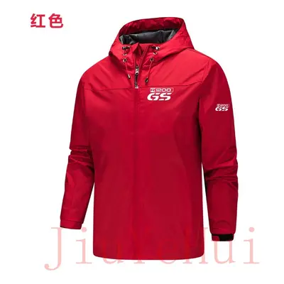 (Red, XL) GS R1200 Men Windproof Sweatshirts Motorcycle R GS Hooded M3 M5 Hoodies X5 X6 Car F1 J