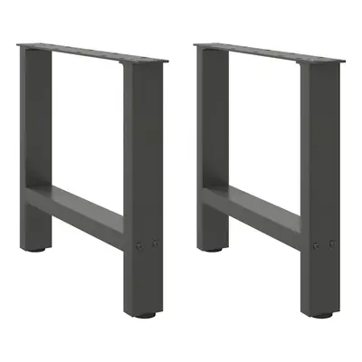 (anthracite, x (42-43) cm) vidaXL Coffee Table Legs Desk Legs Metal Furniture Legs Bar Stand DIY