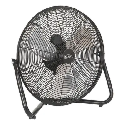 18" Industrial High Velocity Floor Fan - Speed Settings - Tilting Stand - 230V