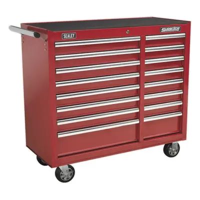 1050 x x 1005mm Drawer RED Portable Tool Chest Locking Mobile Storage Box