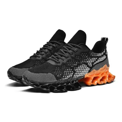 (gradient black, 44) Men&apos;s Sneaker Sports Shoes Athletic Trail Running Walking Casual Shoes