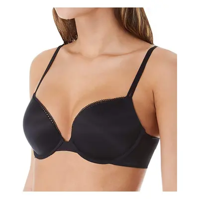 Calvin Klein Women's Liquid Touch Push Up Plunge Bra black 34D