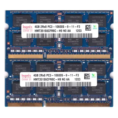 Hynix 8GB x 4GB PC3-10600S DDR3 SODIMM Laptop Memory Kit Lenovo 55Y3717