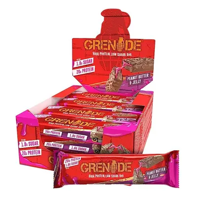 Grenade High Protein, Low Sugar Bar - Peanut Butter & Jelly, x g