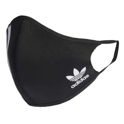 adidas Originals 3-Stripes Unisex Face Cover 3-Pack Black (Small)